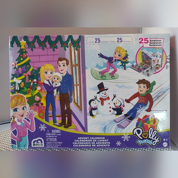 Polly Pocket Advent Calendar 25 Surprises 2020 NWT - Picture 2 of 4